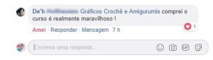 Depoimento - Aprenda Crochê
