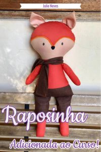 Boneca de Pano - Raposinha