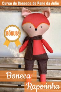 Boneca de Pano - Raposinha